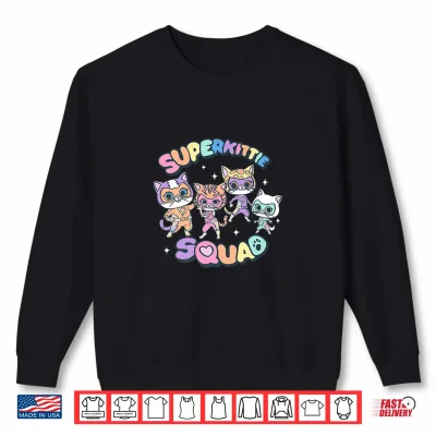 Disney Superkitties Superkitty Squad Shirt 2 Sweatshirt Disney SuperKitties SuperKitty Squad Shirt