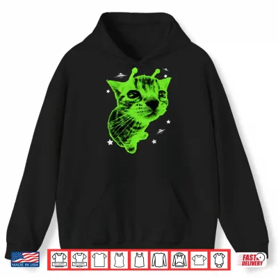 Glerp Glorp Funny Alien Cat Meme Gnarp Cat Silly Y2K Gift Shirt 1 Hoodie Glerp Glorp Funny Alien Cat Meme Gnarp Cat Silly Y2K Gift Shirt