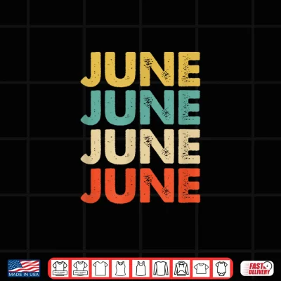 June Name Shirt 4 Design June Name Shirt
