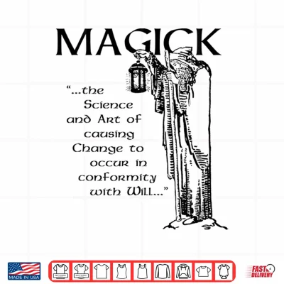 Design Magick Will Occult Shirt