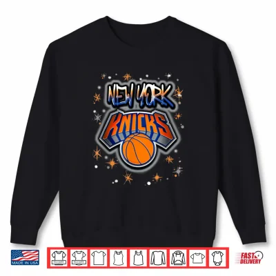 Sweatshirt NBA New York Knicks Airbrush Logo Shirt