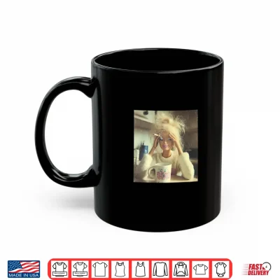 Mug New Funny Distressed Doll Face Meme Shirt