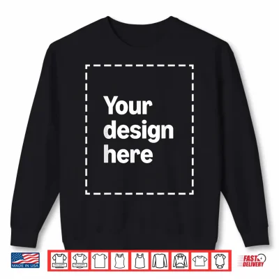 Sweatshirt Shirt with Your Image for Men Women and Kids by Modify by Amazon Merch on Demand