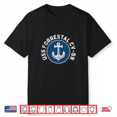 Us Aircraft Carrier Cv 59 Uss Forrestal Shirt
