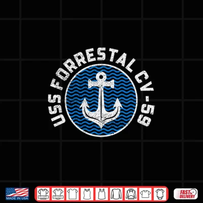 Us Aircraft Carrier Cv 59 Uss Forrestal Shirt 4 Design US Aircraft Carrier CV 59 USS Forrestal Shirt