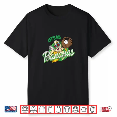Banana Kids Men Women Gifts Lets Go Bananas Boys Girls Shirt