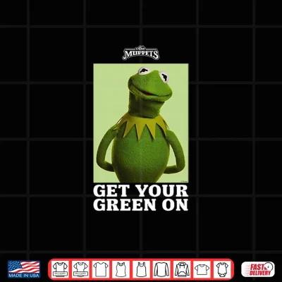 Design Disney The Muppets Kermit The Frog St. Patricks Day Premium Tri Blend Shirt