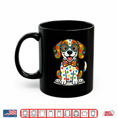Mug Dot Day Beagle with Colorful Polka Dots for Kids Shirt