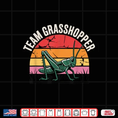 Design Funny Grasshopper Art for Men Women Kids Insect Grasshopper Shirt