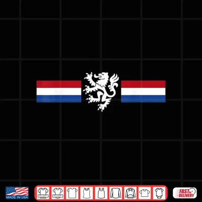Design Holland Emblem Lion Nederland Flag Netherlands Shirt