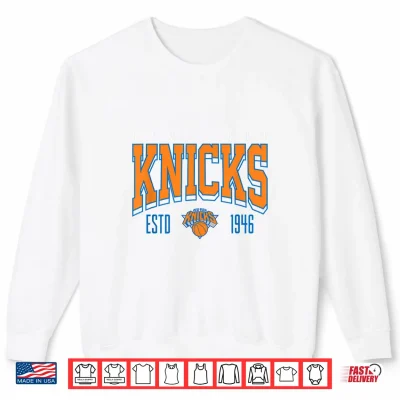Sweatshirt NBA Official New York Knicks Battle Tested Shirt