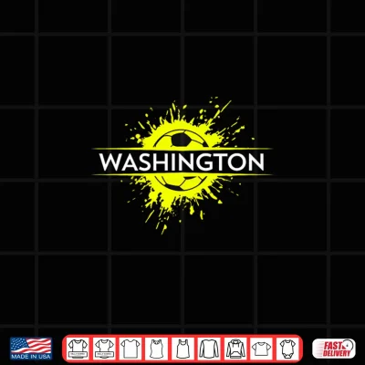Design Washington Soccer Fan Support Stadium Show Your Spirit Shirt