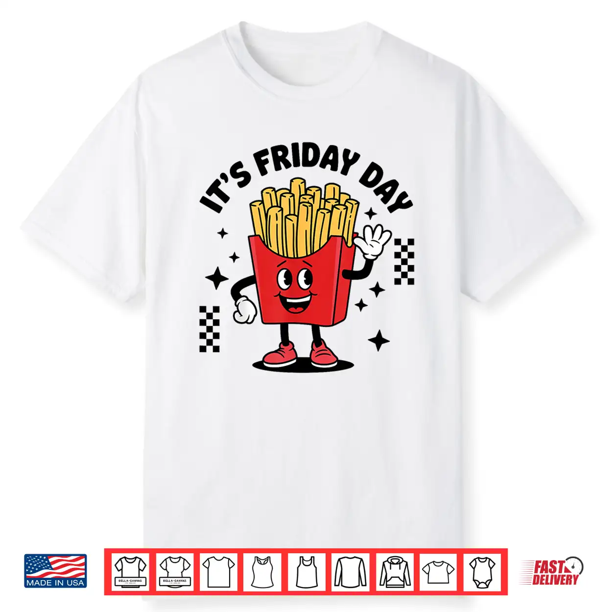 French Fries Lover Potato It’S Fry Day Shirt French Fries Lover Potato It’S Fry Day Shirt