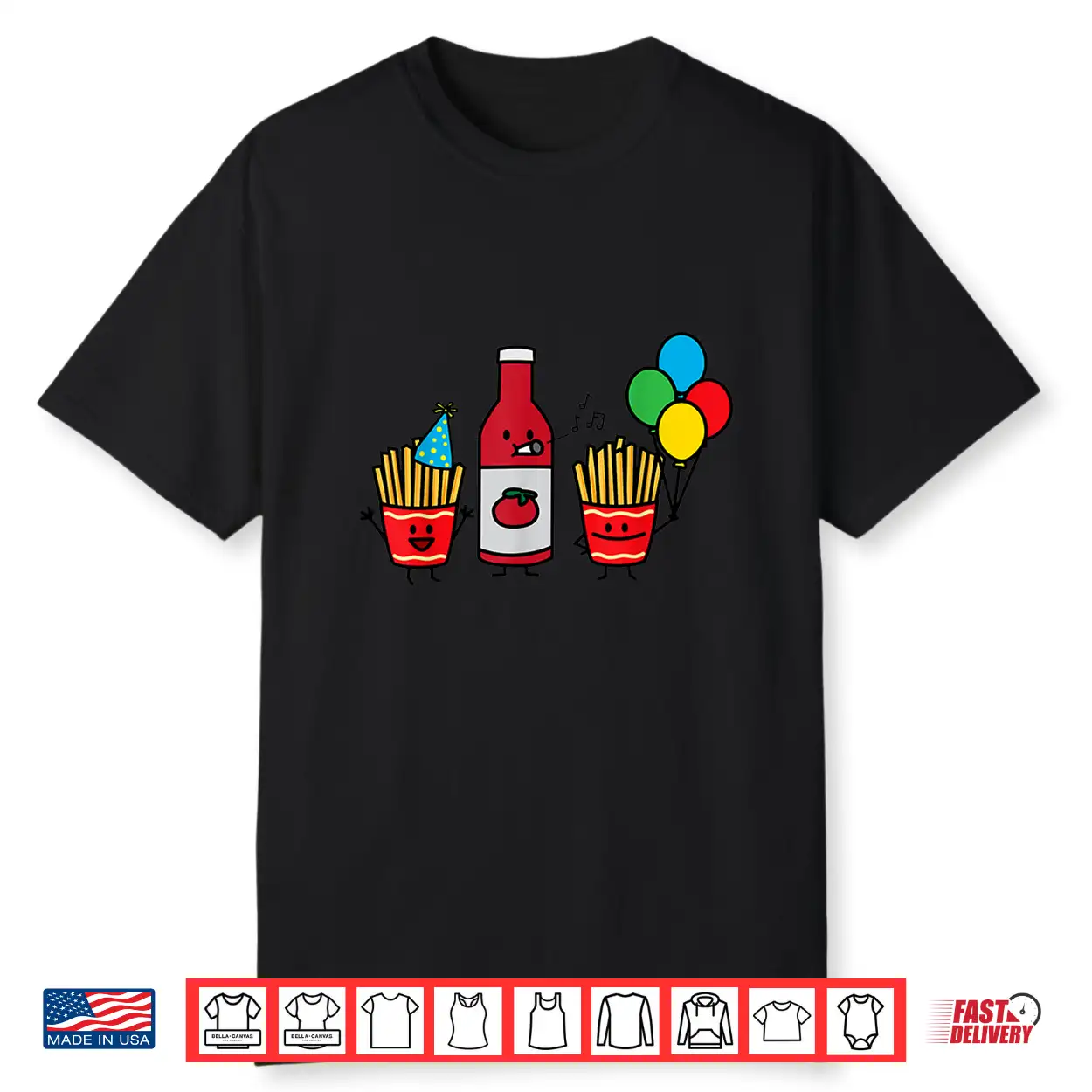 French Fries Freedom Birthday Party Fry Day Ketchup Shirt French Fries Freedom Birthday Party Fry Day Ketchup Shirt