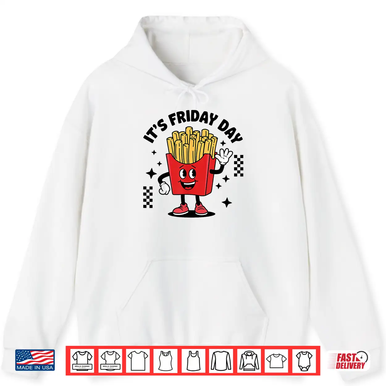 French Fries Lover Potato It’S Fry Day Shirt French Fries Lover Potato It’S Fry Day Shirt