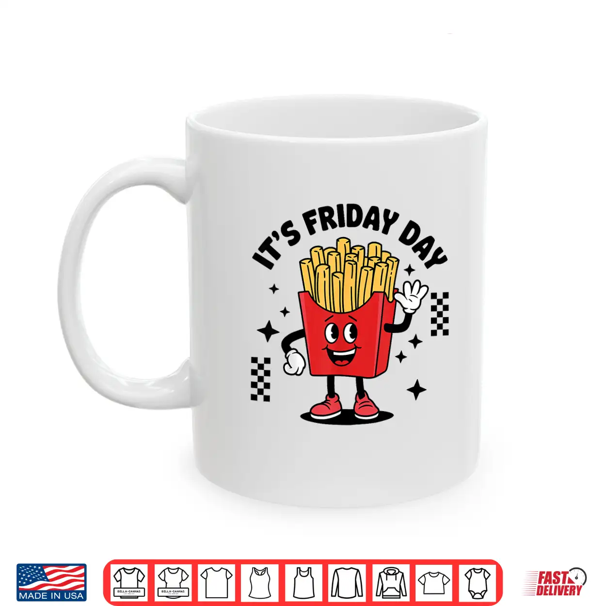 French Fries Lover Potato It’S Fry Day Shirt French Fries Lover Potato It’S Fry Day Shirt