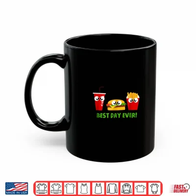 Mug Funny Hamburger Tshirt Fry Day French Fries