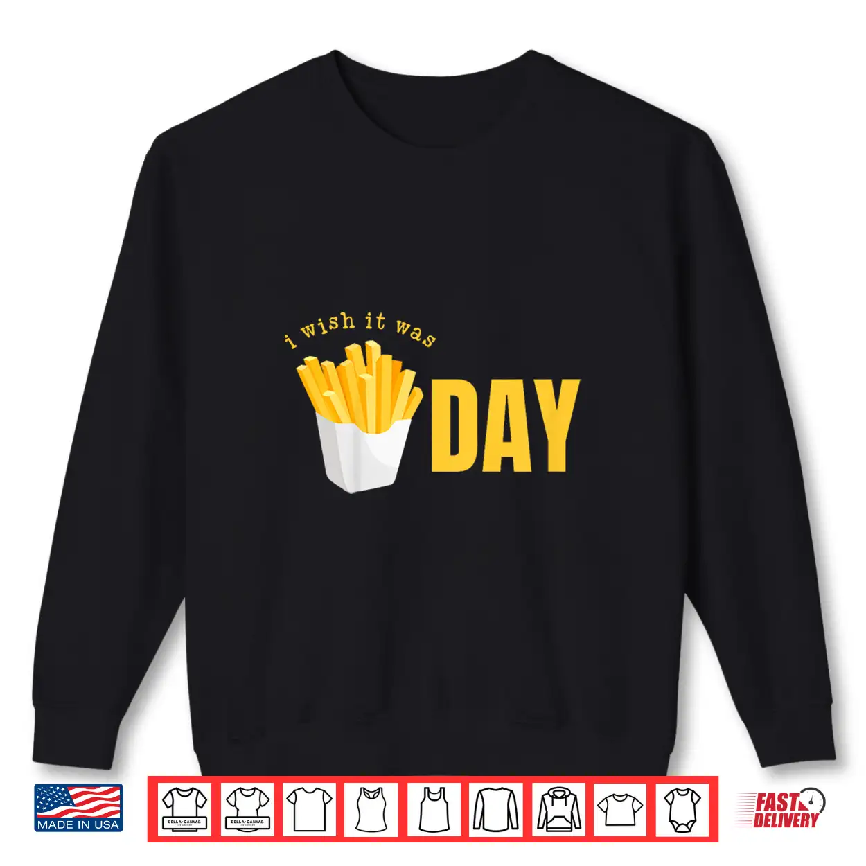 Kids French Fries Lover I Wish It Was Friday Kid Food Pun Fry Day Shirt Kids French Fries Lover I Wish It Was Friday Kid Food Pun Fry Day Shirt
