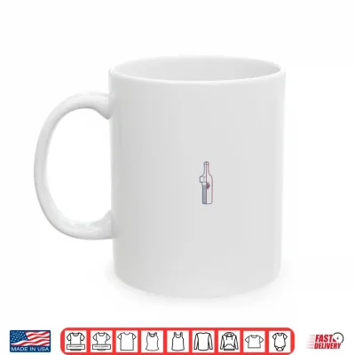 Mug Engineering Meets Winemaking Split Bottle Design Premium Tri Blend Shirt