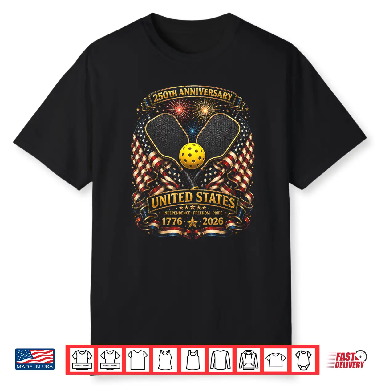 Pickleball 4Th Of July 250 Years 250Th Anniversary Usa Shirt Pickleball 4Th Of July 250 Years 250Th Anniversary Usa Shirt