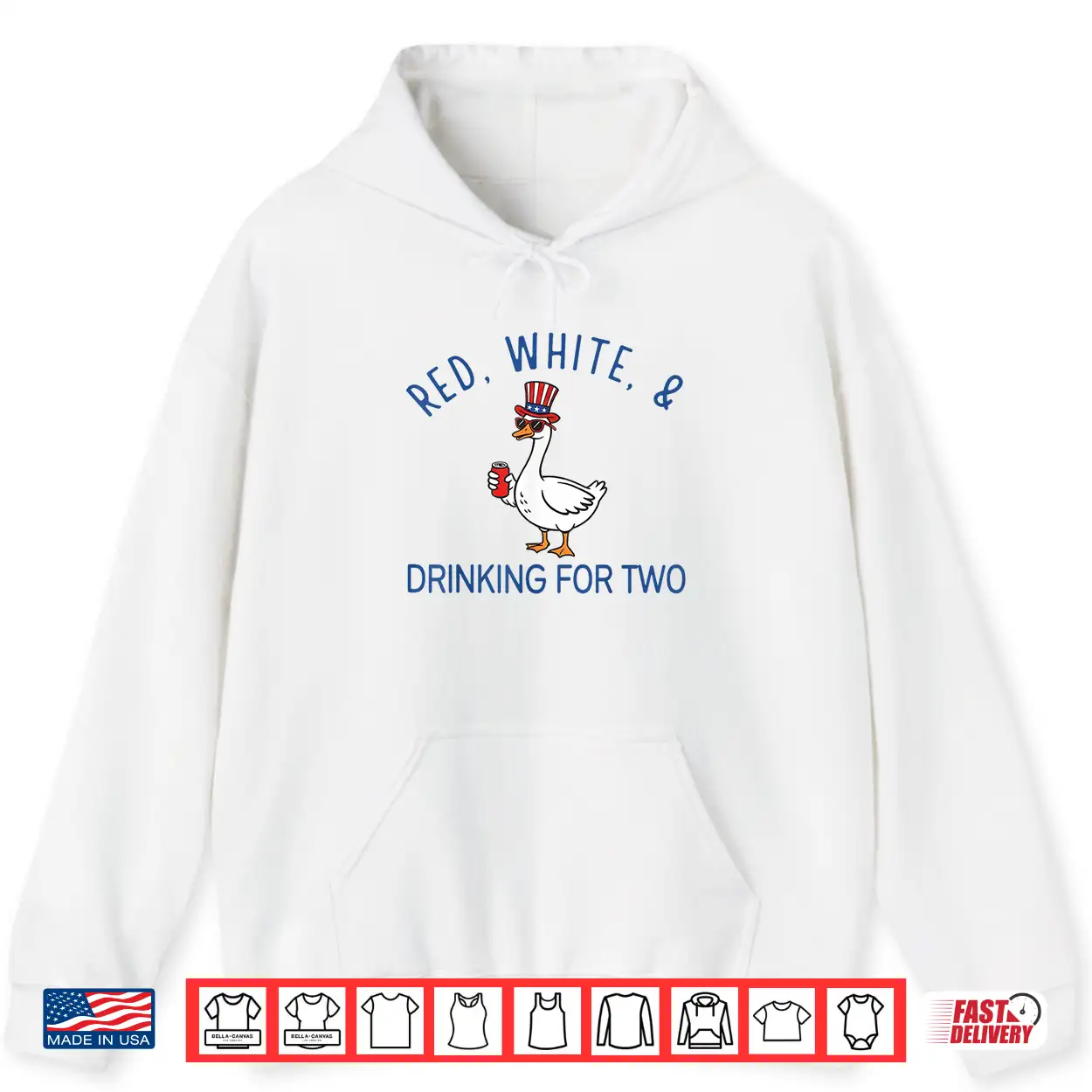 Red White & Drinking For Two Pregnancy Goose Fourth Of July Shirt Red White & Drinking For Two Pregnancy Goose Fourth Of July Shirt