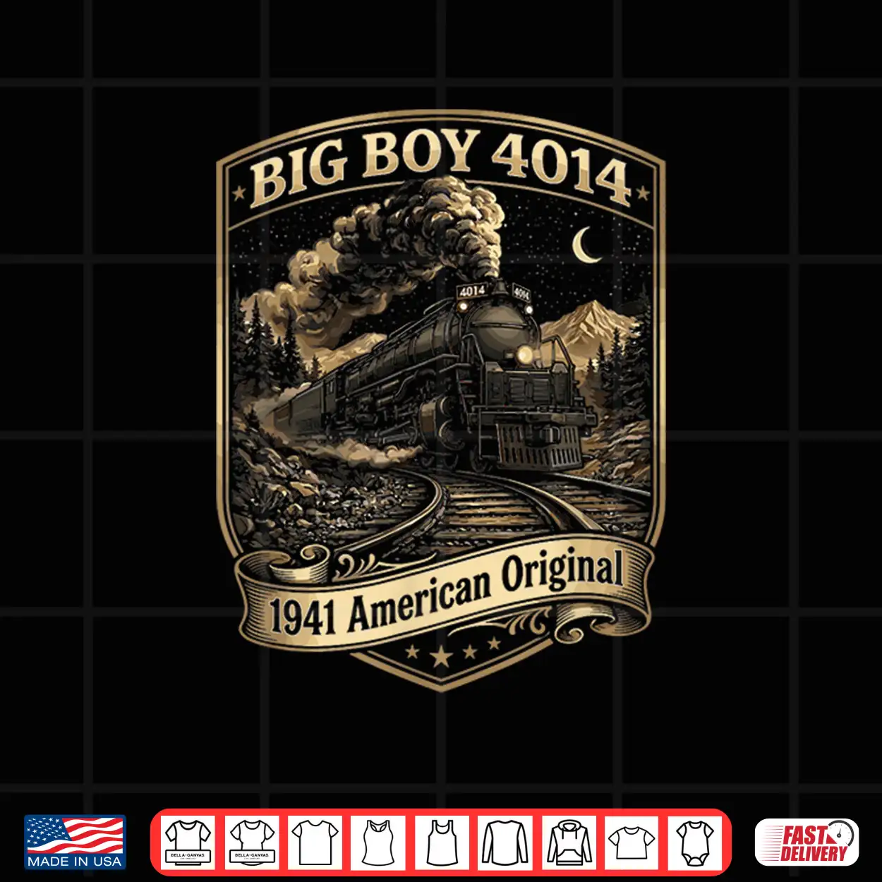 Big Boy 4014 Train Engineer Steam Train Conductor American Shirt Big Boy 4014 Train Engineer Steam Train Conductor American Shirt