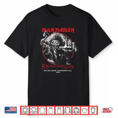 Iron Maiden Run For Your Lives Tour 2026 Harrisson Shirt