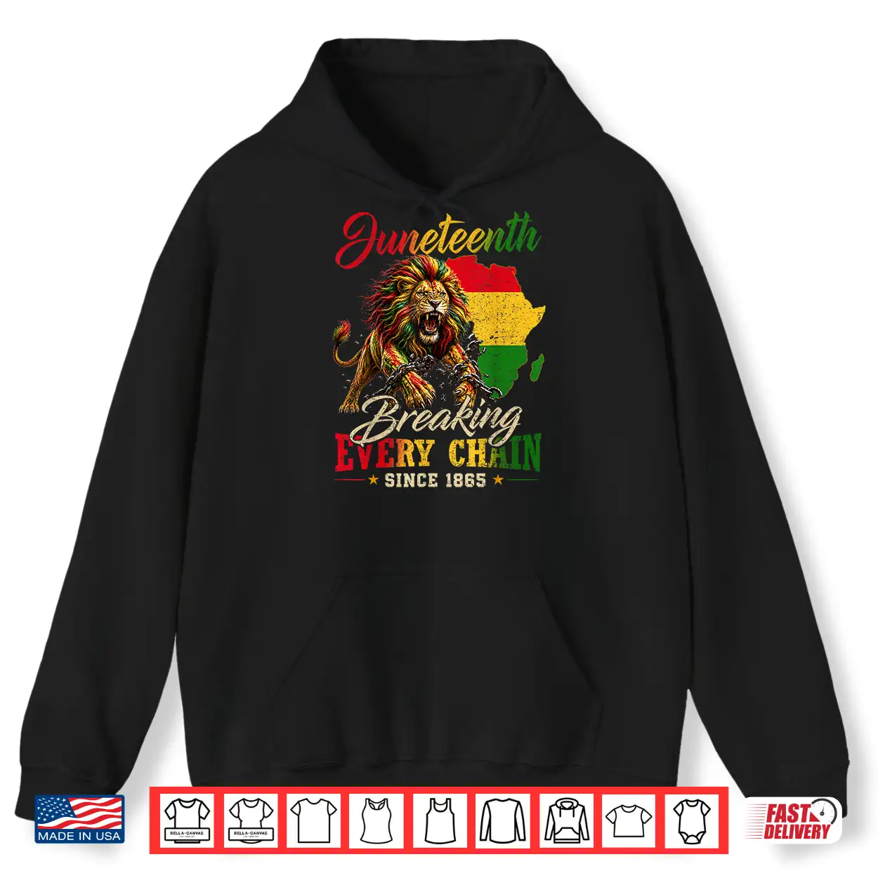 Juneteenth 1865 Lion Black African June 19Th Men Women Kids Shirt Juneteenth 1865 Lion Black African June 19Th Men Women Kids Shirt