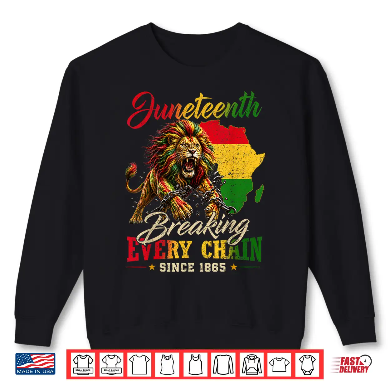 Juneteenth 1865 Lion Black African June 19Th Men Women Kids Shirt Juneteenth 1865 Lion Black African June 19Th Men Women Kids Shirt
