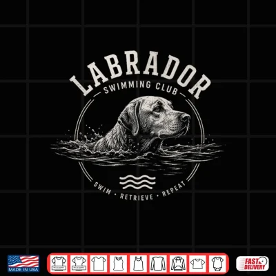 Design Labrador Swimming Shirt