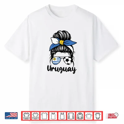 Uruguay Flag Women Mujeres Proud Uruguayan Fans Supporters Shirt