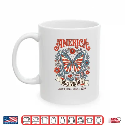 250Th Anniversary Usa Women Hippie Boho 4Th July 250 Women Shirt 3 Mug 250th Anniversary USA Women Hippie Boho 4th July 250 Women Shirt