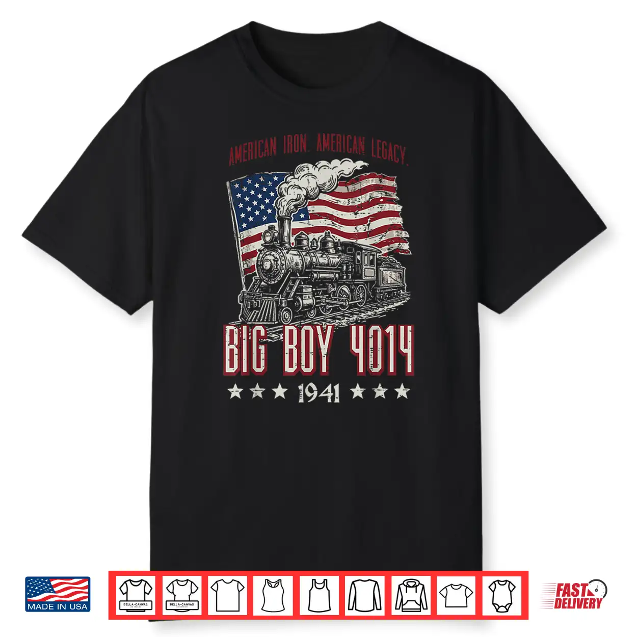 Big Boy 4014 American Steam Train Vintage Men Women Kids Shirt Big Boy 4014 American Steam Train Vintage Men Women Kids Shirt