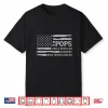 Pops Like A Regular Grandpa Only Cooler Father Day Grey Flag Shirt