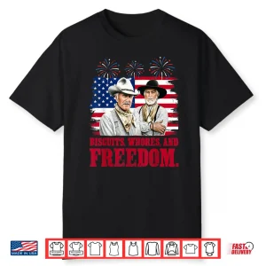 Western Cowboy Biscuits Freedom Fourth Of July Shirt