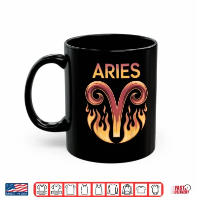 Mug Aries Astrological Zodiac Constellation Ram Symbol Shirt