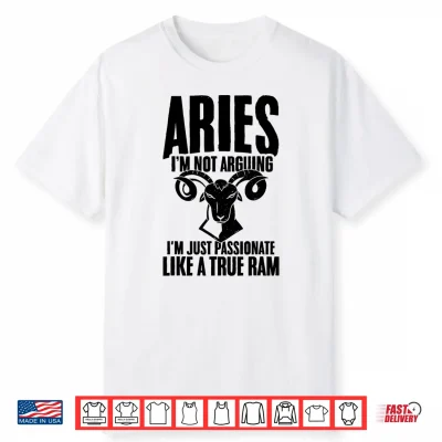 Aries Definition Zodiac Sign For Astrologers Shirt