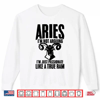 Aries Definition Zodiac Sign For Astrologers Shirt 2 Sweatshirt Aries Definition Zodiac Sign for Astrologers Shirt