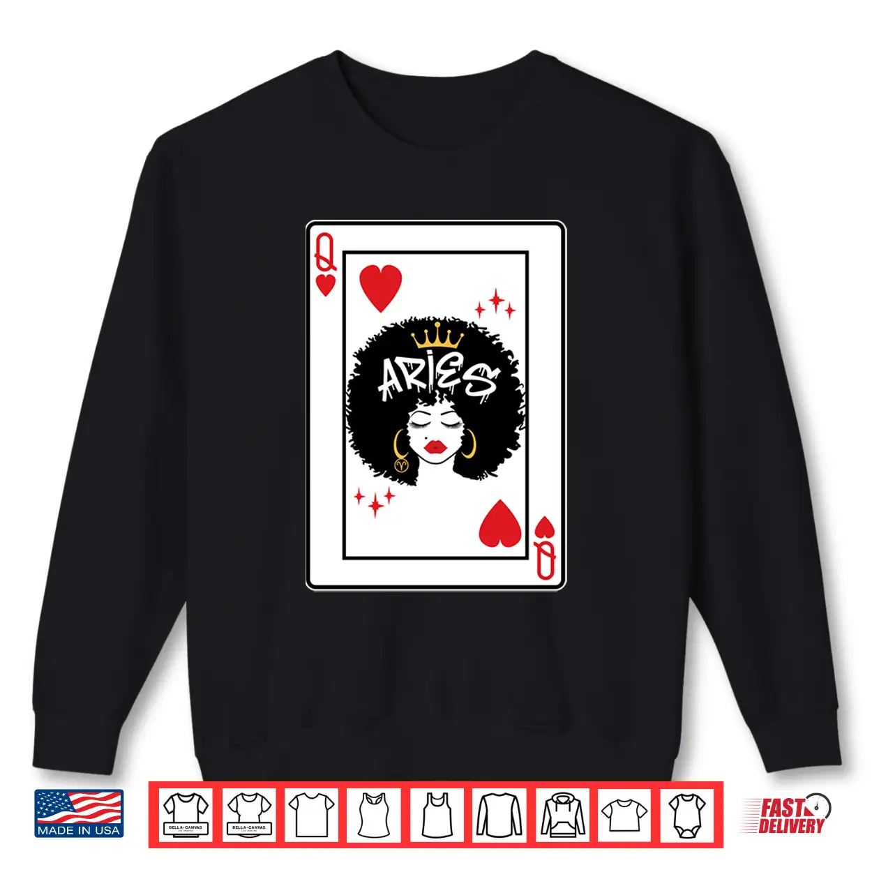 Aries Astrology Black Queen Hearts Blackjack Cards Poker Shirt Aries Astrology Black Queen Hearts Blackjack Cards Poker Shirt