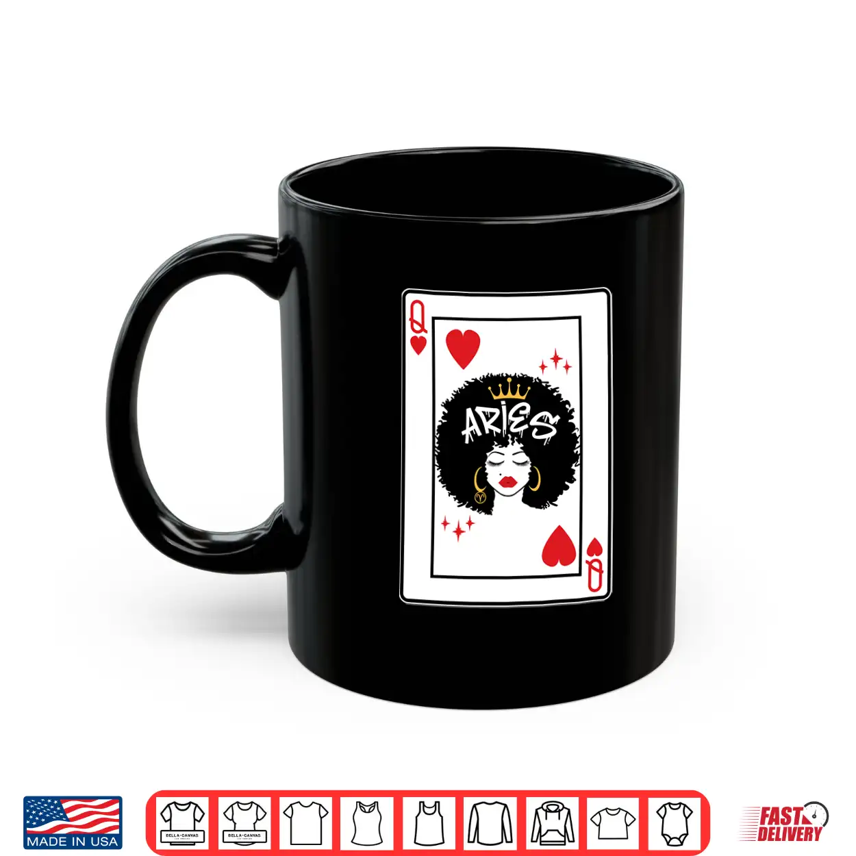 Aries Astrology Black Queen Hearts Blackjack Cards Poker Shirt Aries Astrology Black Queen Hearts Blackjack Cards Poker Shirt