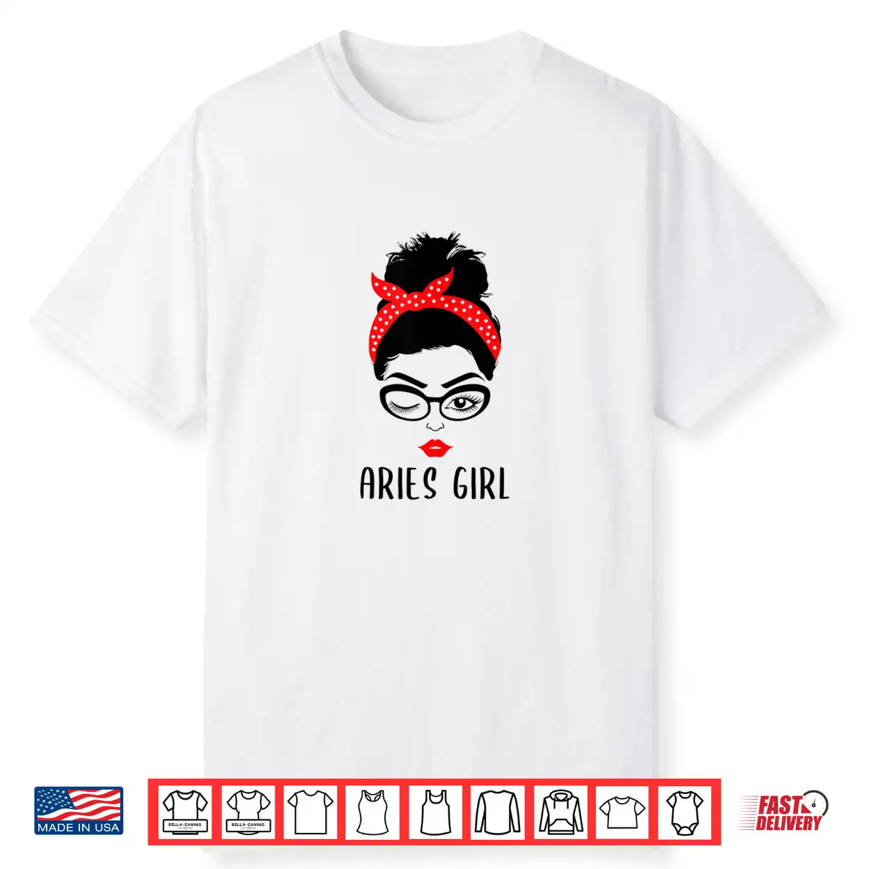 Aries Girl Astrology Wink Eye Woman Face Zodiac Gift Shirt Aries Girl Astrology Wink Eye Woman Face Zodiac Gift Shirt