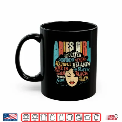 Mug Aries Girl Astrology Zodiac Sign Horoscope Astrologer Shirt
