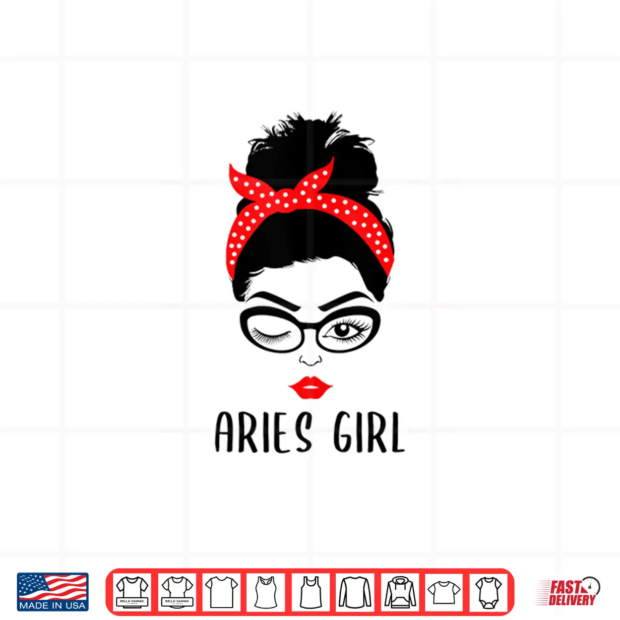 Aries Girl Astrology Wink Eye Woman Face Zodiac Gift Shirt Aries Girl Astrology Wink Eye Woman Face Zodiac Gift Shirt
