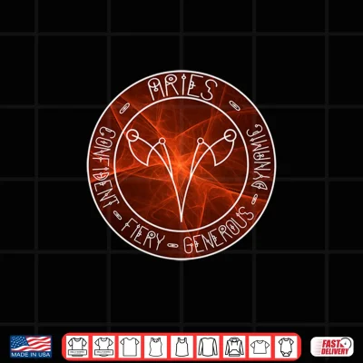 Design Aries Hoodie with Zodiac Astrology Symbol Shirt