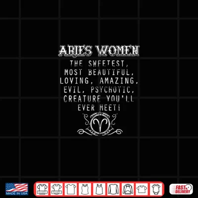 Design Aries Horoscope Aries Women Shirt