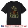 Aries Western Black Cowgirl Camo African American Zodiac Shirt