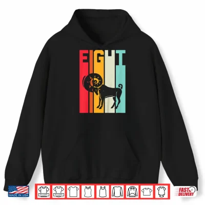 Hoodie Kids 8th Birthday Aries Zodiac Retro Girl Boy 8 years old Shirt