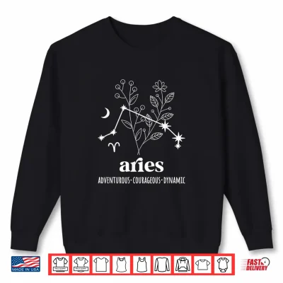 Sweatshirt Aries Definition Aries Zodiac Sign Aries Birthday Shirt