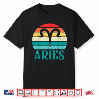 Aries Sunset Zodiac Shirt