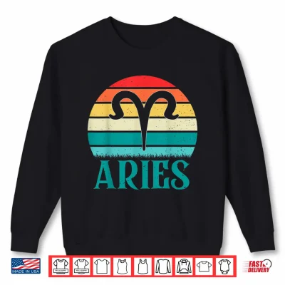 Aries Sunset Zodiac Shirt 2 Sweatshirt Aries Sunset Zodiac Shirt